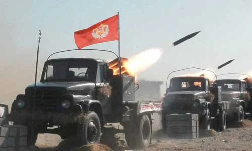 Ghê hồn lực lượng pháo phản lực của Triều Tiên