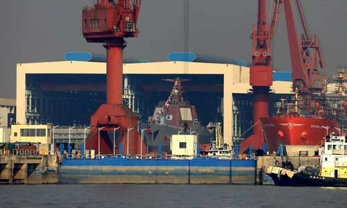 Đóng tàu chiến, bằng chứng Nga kém xa Trung Quốc