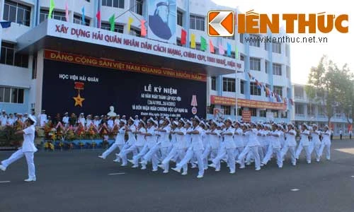 Trang nghiêm lễ kỷ niệm 60 năm thành lập Học viện Hải quân