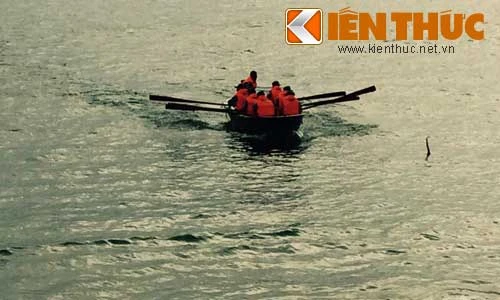 Gay cấn cuộc đua xuồng của Học viện Hải quân Việt Nam