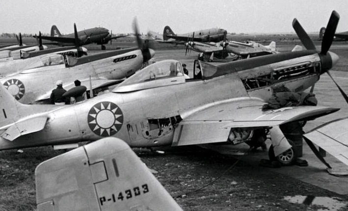 Loạt ảnh cực hiếm máy bay P-51 Mustang của Đài Loan