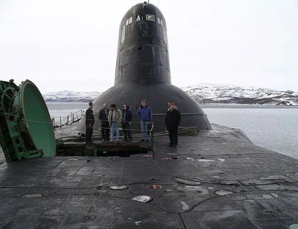 Ảnh quý hiếm bên trong tàu ngầm lớn nhất thế giới