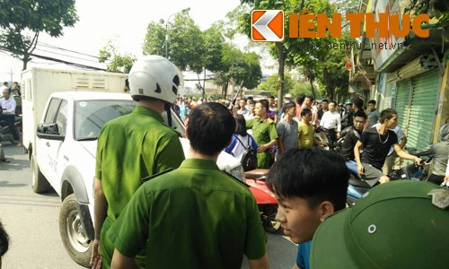 Hiện trường vụ bắt cóc con tin chấn động ở Thường Tín