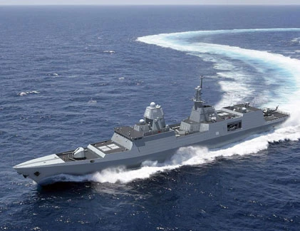 Dân mạng Trung Quốc “mơ tưởng” siêu hộ vệ Type 054B