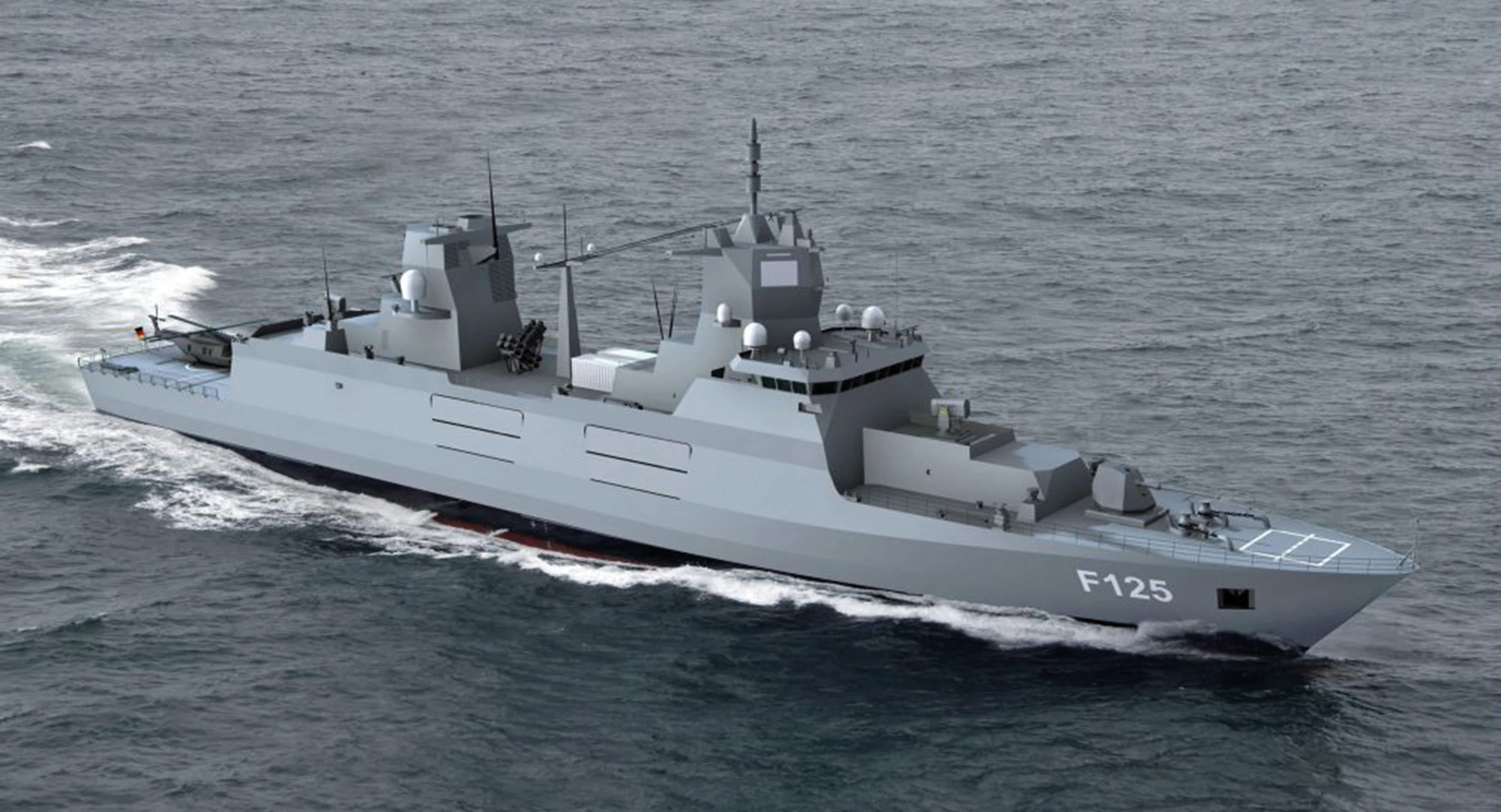 Ghê gớm khinh hạm lớn nhất thế giới của Hải quân Đức