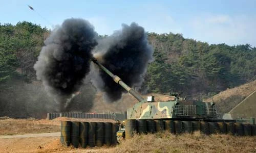 Hàn Quốc dùng pháo tự hành K9 đáp trả Triều Tiên?