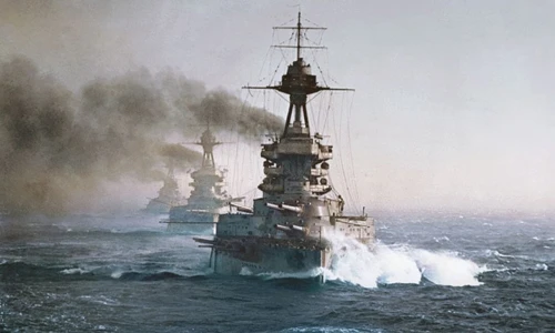 Ảnh màu cực hiếm dàn siêu hạm đầu thế kỷ 20 (1)