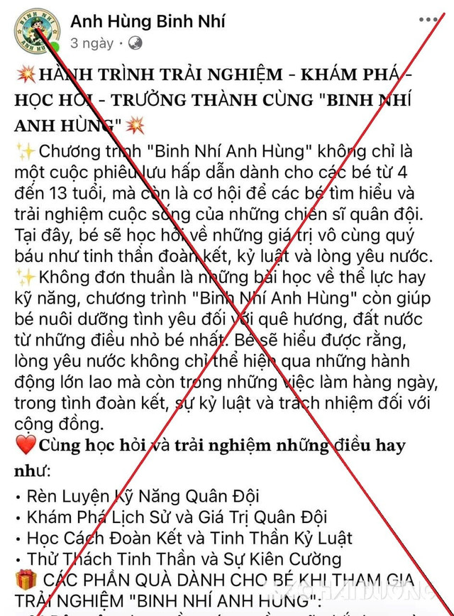 Trang "Anh Hùng Binh Nhí" tuyển sinh các em nhỏ từ 4 - 13 tuổi tham gia các khoá học kỳ quân đội. binh-nhi2-fd193640ef2af548fd581fa157fc0129.jpg