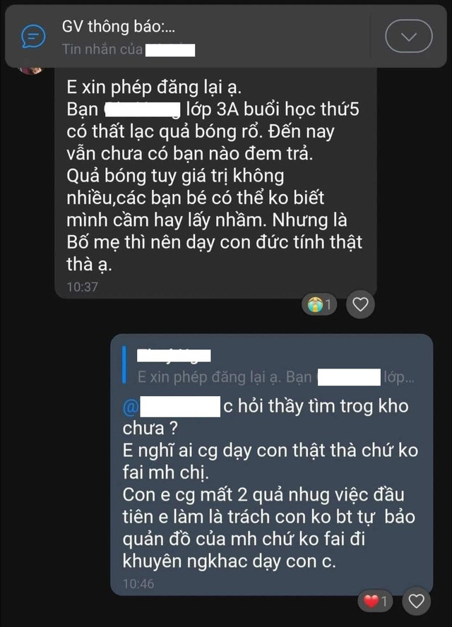 Đoạn chat gây trên nhiều tranh cãi. Ảnh chụp màn hình. 531806861-1567022614752630-3318636824182284274-n.jpg