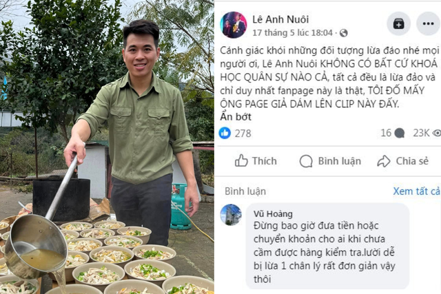 TikToker Lê Anh Nuôi lên tiếng cảnh báo về việc mạo danh bán các khóa học mùa hè. thumb-c.png