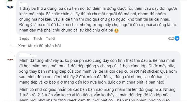 Nhiều bình luận đứng về vị phụ huynh thứ 2. Ảnh chụp màn hình capture.jpg