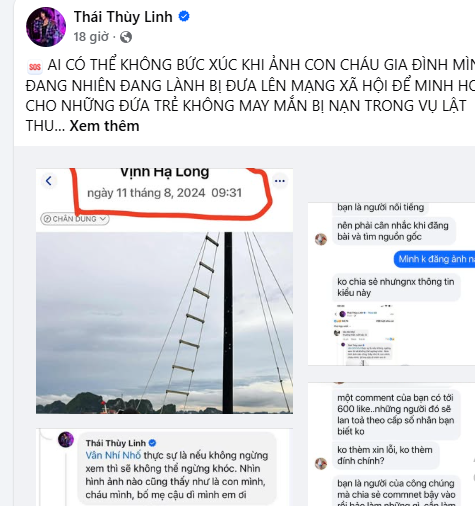 Thái Thùy Linh lên tiếng xin lỗi. capture.png