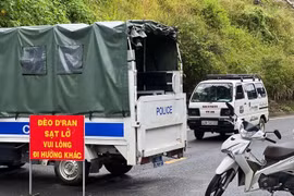 Quốc lộ 20 đoạn qua đèo D'ran hạn chế phương tiện qua lại để đảm bảo an toàn