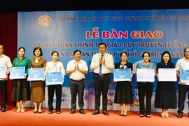 Sở Văn hóa và Thể thao thành phố Hồ Chí Minh tổ chức lễ bàn giao sách đến cơ sở trên toàn địa bàn thành phố năm 2025. Ảnh: BTC