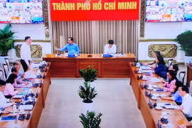 Toàn cảnh hội nghị tổng kết công tác tổ chức, chăm lo Tết Nguyên đán 2026; đồng thời đánh giá tình hình kinh tế - xã hội tháng 2, hai tháng đầu năm và triển khai nhiệm vụ trọng tâm tháng 3.