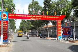 Khu vực trung tâm hành chính huyện Hồng Dân. Nguồn: Báo Bạc Liêu