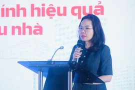 Bà Hà Thu Giang, Vụ trưởng Vụ Tín dụng các ngành kinh tế - Ngân hàng Nhà nước. Ảnh: BTC
