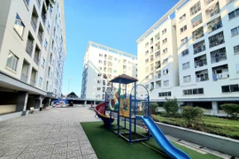 Dự án căn hộ Thanh Bình dành cho người thu nhập thấp (đã bàn giao) tại phường Bình Hòa (thuộc TP Thuận An cũ), TPHCM. Ảnh: Hồng Phúc.
