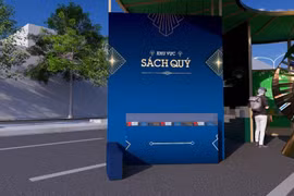 Phối cảnh khu vực Sách quý tại Lễ hội Đường sách Tết 2026.