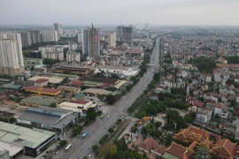 Thời gian qua, bất động sản đón dòng vốn khá dồi dào. Ảnh: Quang Vinh.