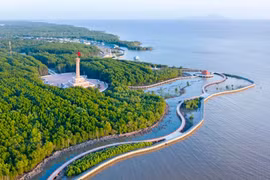 Một góc huyện Thới Bình, tỉnh Cà Mau