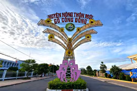 Cổng chào huyện Gò Công Đông