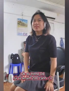 Nội soi tai vì "đu trend nằm trên bãi" biển ở Bình Định. Ảnh cắt từ clip 9f33d3478700335e6a11.jpg
