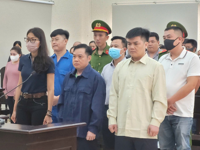 Các bị cáo trong vụ án. giam-an.jpg