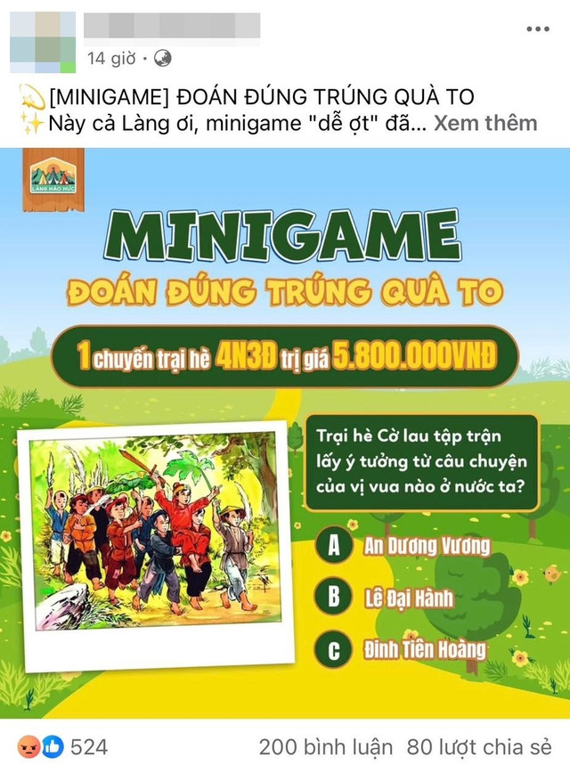 Các bài đăng trên fanpage trại hè đang nhận về nhiều lượt phẫn nộ. lhh.jpg