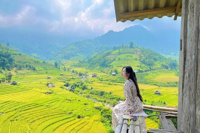 Sapa – biển mây và sắc vàng mùa lúa. Ảnh Thư An spaa.jpg