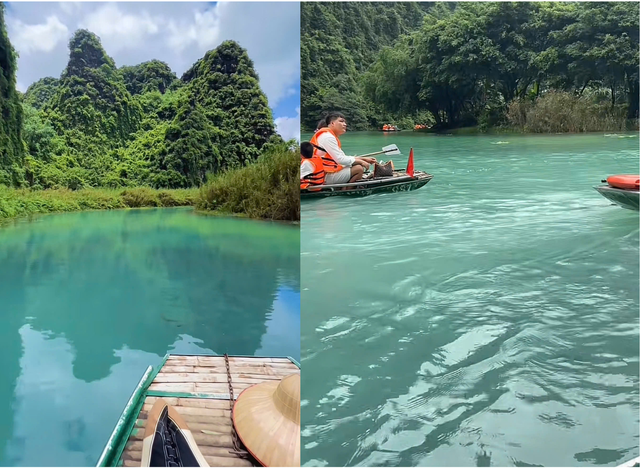 Tràng An (Ninh Bình) bất ngờ có màu nước xanh trong như ngọc bích trong-2-o-kho-doc-trang-truyen-trranh.png