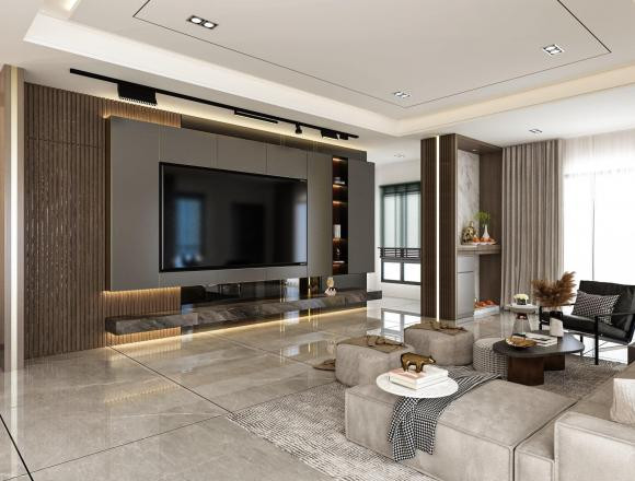 Nhà hai tầng mặt phố thiết kế hiện đại, sáng sủa, rộng rãi - Hình 5 Nha hai tang mat pho thiet ke hien dai, sang sua, rong rai-Hinh-5