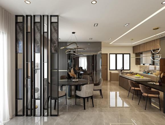 Nhà hai tầng mặt phố thiết kế hiện đại, sáng sủa, rộng rãi - Hình 3 Nha hai tang mat pho thiet ke hien dai, sang sua, rong rai-Hinh-3