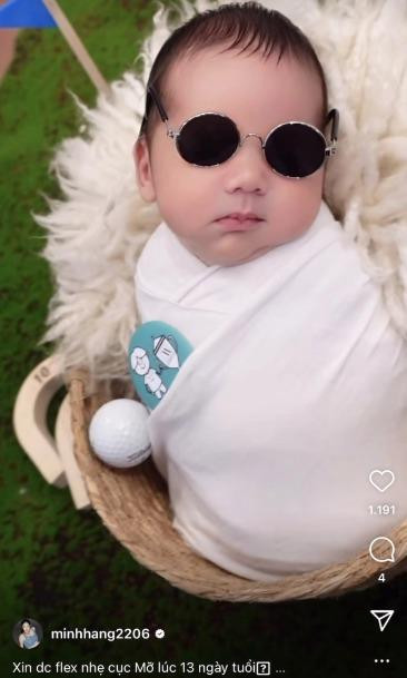 Minh Hằng nhập hội "nghiện" con khi lần đầu khoe diện mạo quý tử - Hình 5 Minh Hang nhap hoi
