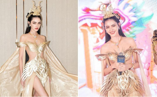 Quốc bảo sắc đẹp Thái Lan Mai Davika hóa thân thành nữ thần Quoc bao sac dep Thai Lan Mai Davika hoa than thanh nu than