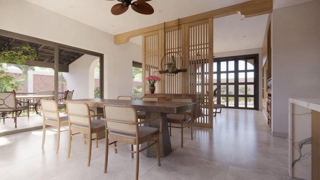 Nhà vườn 135m2 ở Bà Rịa – Vũng Tàu mang đậm bản sắc Việt - Hình 14 Nha vuon 135m2 o Ba Ria – Vung Tau mang dam ban sac Viet-Hinh-14