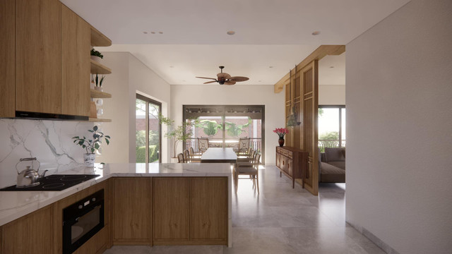 Nhà vườn 135m2 ở Bà Rịa – Vũng Tàu mang đậm bản sắc Việt - Hình 15 Nha vuon 135m2 o Ba Ria – Vung Tau mang dam ban sac Viet-Hinh-15