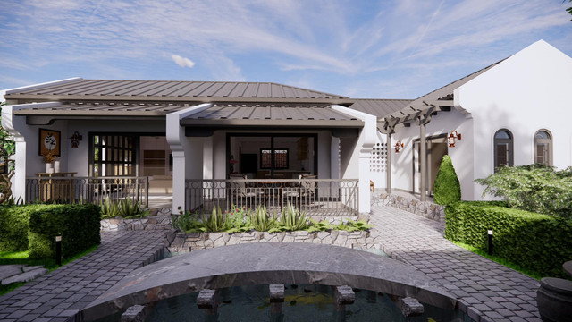 Nhà vườn 135m2 ở Bà Rịa – Vũng Tàu mang đậm bản sắc Việt - Hình 6 Nha vuon 135m2 o Ba Ria – Vung Tau mang dam ban sac Viet-Hinh-6