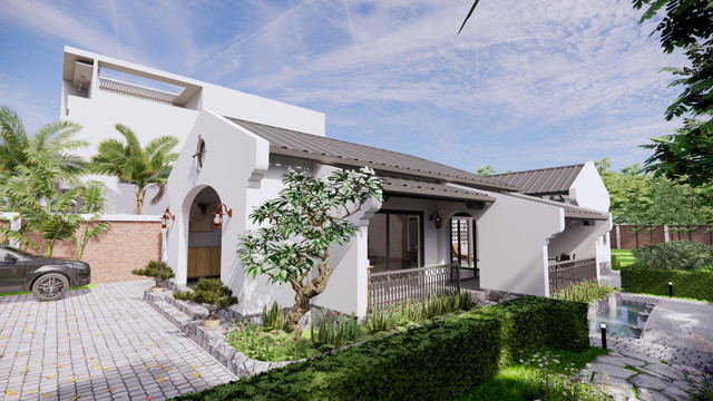 Nhà vườn 135m2 ở Bà Rịa – Vũng Tàu mang đậm bản sắc Việt - Hình 4 Nha vuon 135m2 o Ba Ria – Vung Tau mang dam ban sac Viet-Hinh-4
