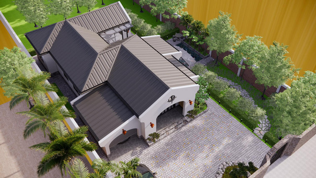 Nhà vườn 135m2 ở Bà Rịa – Vũng Tàu mang đậm bản sắc Việt - Hình 5 Nha vuon 135m2 o Ba Ria – Vung Tau mang dam ban sac Viet-Hinh-5