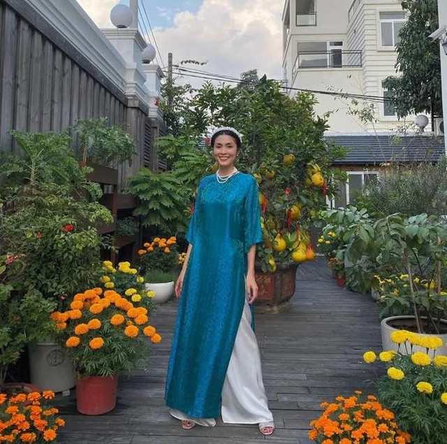 Hà Tăng diện áo dài Tết, khí chất chuẩn dâu hào môn - Hình 9 Ha Tang dien ao dai Tet, khi chat chuan dau hao mon-Hinh-9