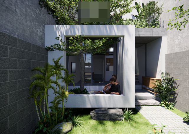 Nhà phố lọt thỏm giữa khu vườn xanh mát, xua tan mọi bí bách của đô thị ảnh 6 Nhà phố lọt thỏm giữa khu vườn xanh mát, xua tan mọi bí bách của đô thị ảnh 6