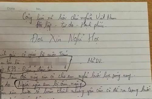 Nam sinh xin nghỉ học với lý do cả lớp méo mặt: 'Lại mất tiền rồi' - Hình 5 Nam sinh xin nghi hoc voi ly do ca lop meo mat: 'Lai mat tien roi'-Hinh-5