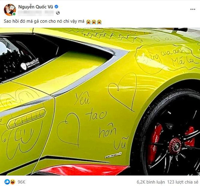 Vợ con thông đồng “phá” siêu xe bạc tỷ của đại gia Quốc Vũ - Hình 3 Vo con thong dong “pha” sieu xe bac ty cua dai gia Quoc Vu-Hinh-3