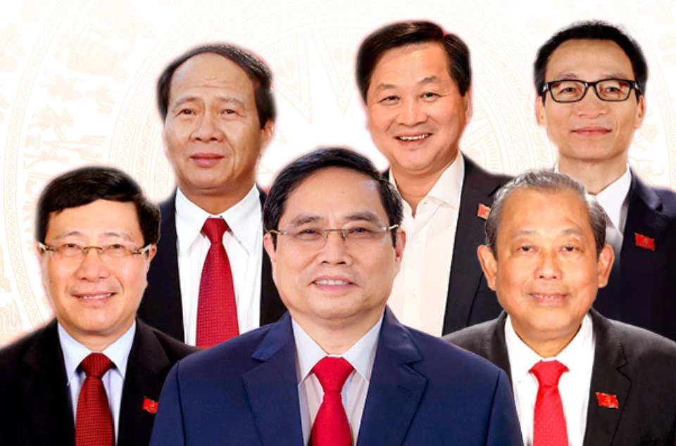 Chân dung bộ máy lãnh đạo Chính phủ sau khi kiện toàn