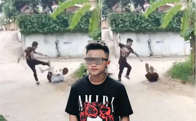 Nam sinh đánh bạn, bắt quỳ ở Phú Thọ: Là "đầu gấu", bố mẹ ly hôn