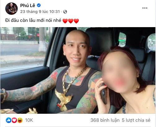 Facebook Phú Lê đăng hình đi chơi, ôm vợ… sốc đã “ra trại”? 