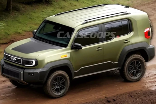 Toyota Land Cruiser mini lộ diện, nhỏ gọn mà "có võ" offroad