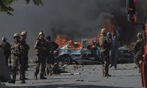 Một góc thủ đô Kabul tang thương sau vụ nổ bom