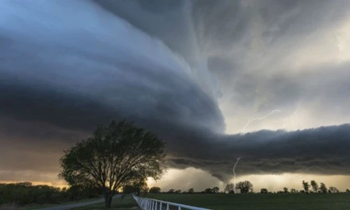 Hình ảnh giông lốc tàn phá nặng nề bang Texas